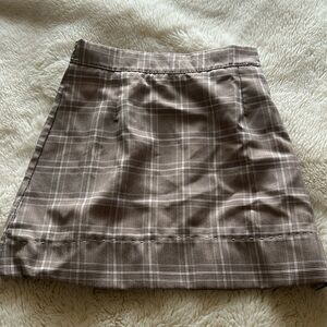 Plaid skirt
